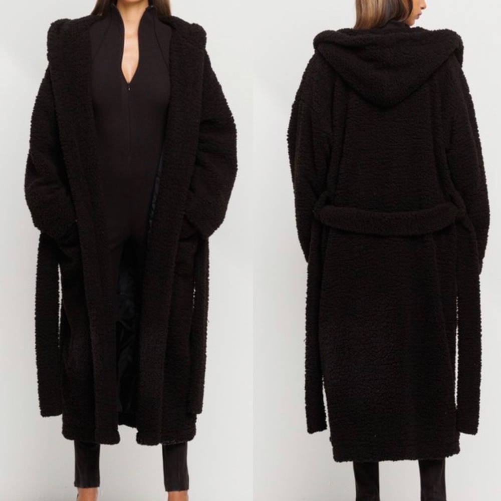 Teddy oversized hoodie jacket